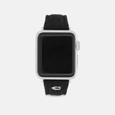 Coach Apple Watch Strap, 38mm, 40mm And 41mm In Black