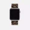 Coach Apple Watch® Strap, 38mm, 40mm And 41mm In Signature Tortoise