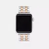 Coach Apple Watch® Strap, 38mm, 40mm And 41mm In Two Tone