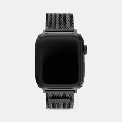 Coach Apple Watch Strap, 42mm And 44mm In Black