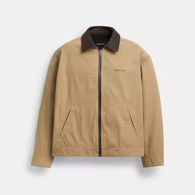 Coach Arbeitsjacke Aus Twill In Beige