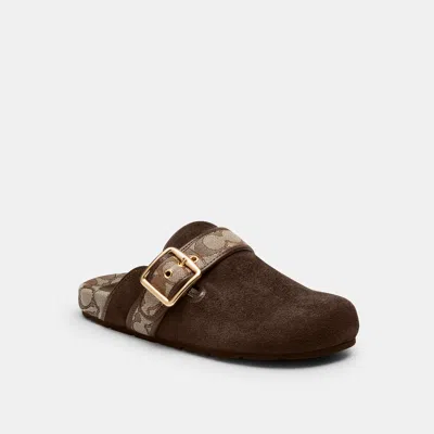 Coach Archival Buckle Clog In Multi