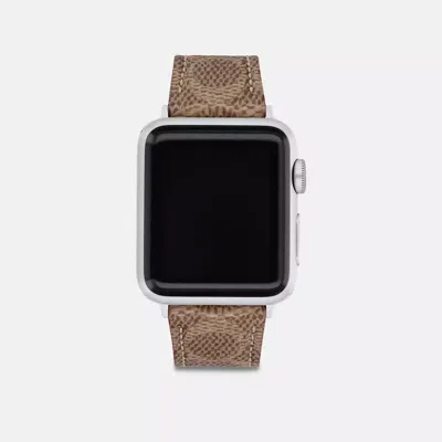 Coach Armband Für Apple Watch Mit 38 Mm Und 40 Mm In Brown