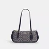 Coach Asher Shoulder Bag In Signature Jacquard In Blue