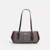 Coach Asher Shoulder Bag In Signature Jacquard In Brown
