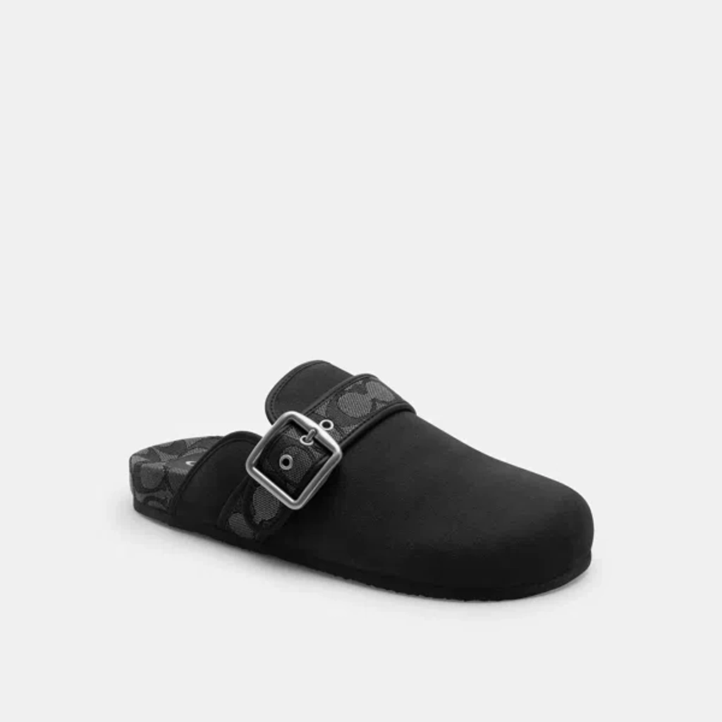 Coach Clogs Coach Dylan Shearling Buckle Platform Clogs Hippie Size 6  main image 3