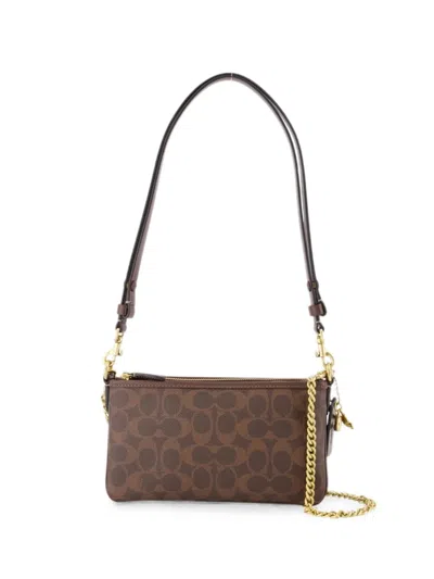 Coach Audrey Logo-print Shoulder Bag In White