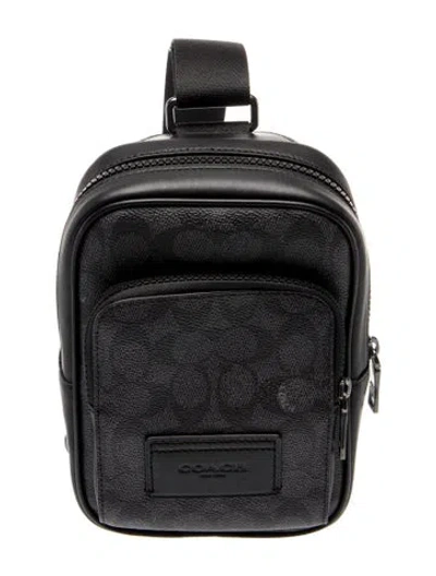 Pre-owned Coach Backpack In Black