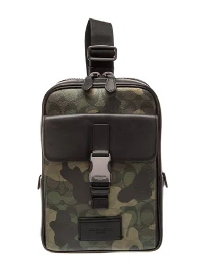 Pre-owned Coach Backpack In Black