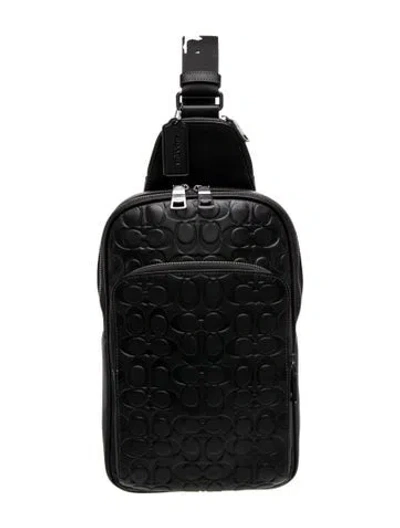 Pre-owned Coach Backpack In Black