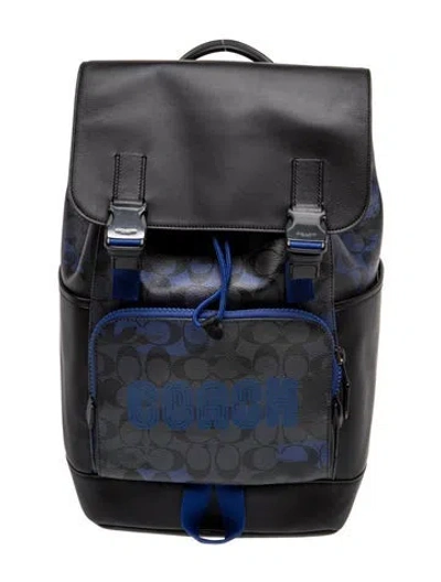 Pre-owned Coach Backpack In Black