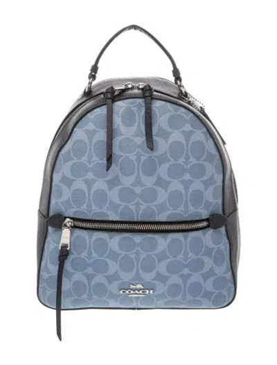 Pre-owned Coach Backpack In Blue