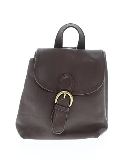 Pre-owned Coach Backpack In Brown