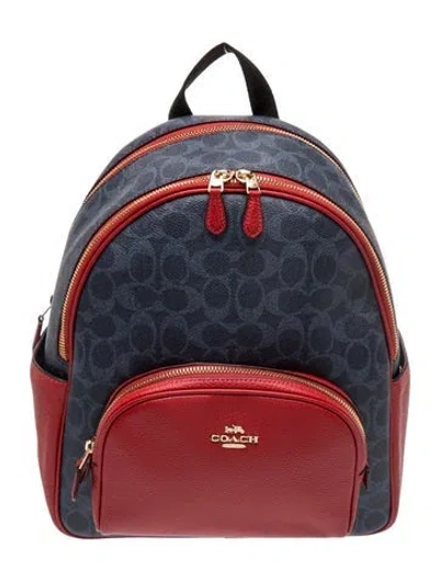 Pre-owned Coach Backpack In Multi