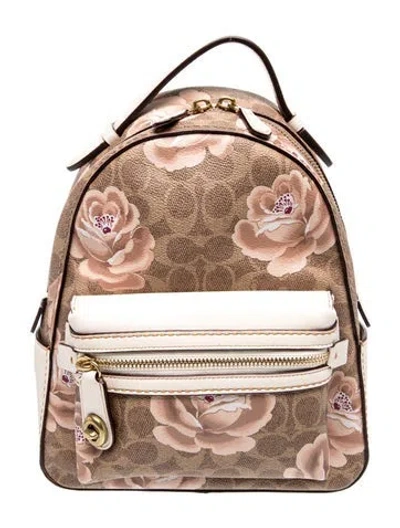Pre-owned Coach Backpack In Neutral