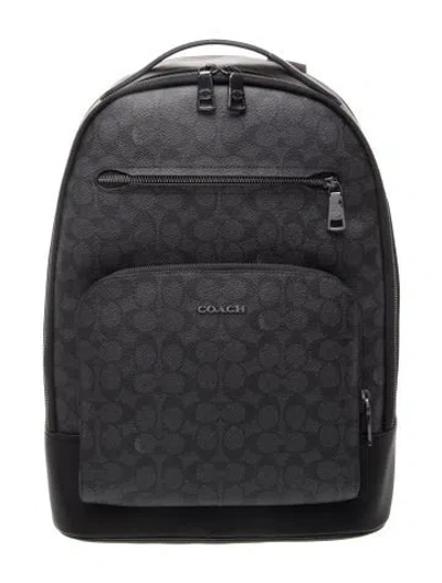 Pre-owned Coach Backpack W/ Tags In Black