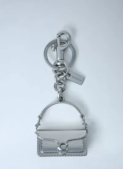 Coach Bag Charm In Silver