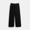 Coach Baggy Moleskin Pants In Black