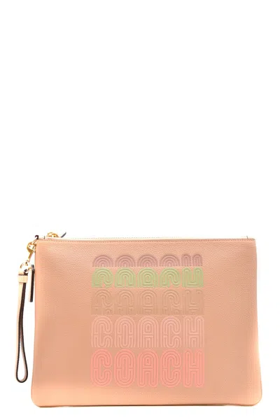 Coach Bags Antique Pink In Orange