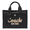 Coach Borsa Shopping Cargo 26 In Tela Nera  Donna In Black