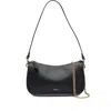 Coach Natural Grain Leather Waverly Bag Shoulder Bags Black In Black