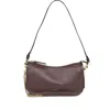 Coach Waverly Shoulder Bag With Embossed Logo In Brown