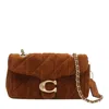 Coach Quilted Suede Tabby Shoulder Bag 20 With In Brown