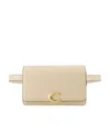 Coach Bandit Belt Bag -  - Leather - Beige In White