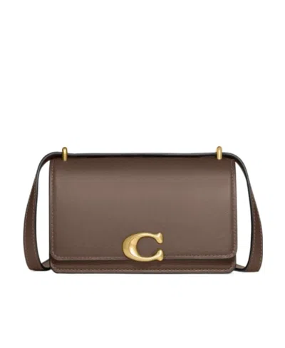 Coach Bandit Leather Crossbody Bag In Brown