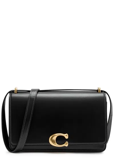 Coach Bandit Leather Shoulder Bag In Black