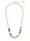 Coach Decorative Bead Charm Necklace In Multi