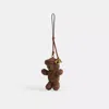 Coach Bear Bag Charm In Brown