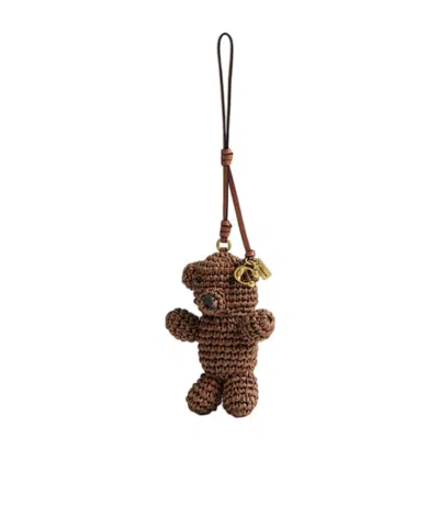 Coach Bear Handbag Charm In Neutral