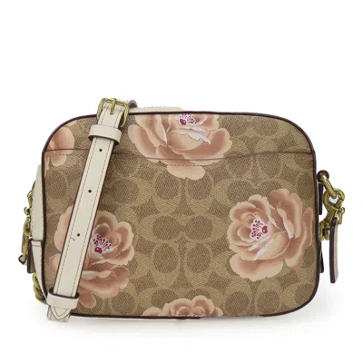 Pre-owned Coach Beige Ivory Leather Shoulder Bag ()