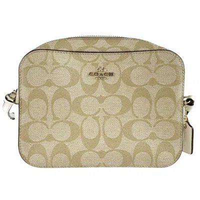 Pre-owned Coach Beige Ivory Leather Shoulder Bag () In Beige, Ivory