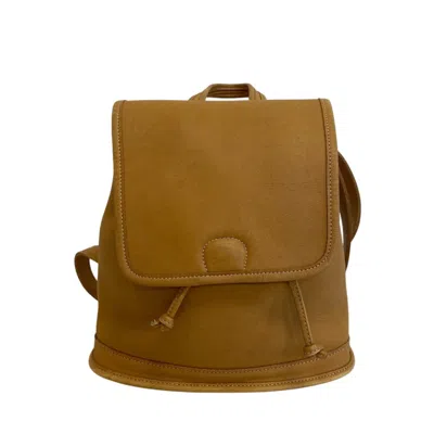 Pre-owned Coach Beige Leather Backpack ()