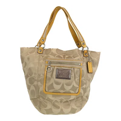 Pre-owned Coach Beige Leather Shoulder Bag Tote Bag ()