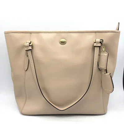 Pre-owned Coach Beige Tote Bag ()