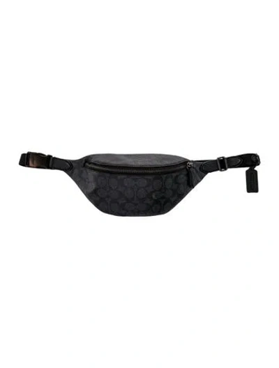 Pre-owned Coach Belt Bag In Black