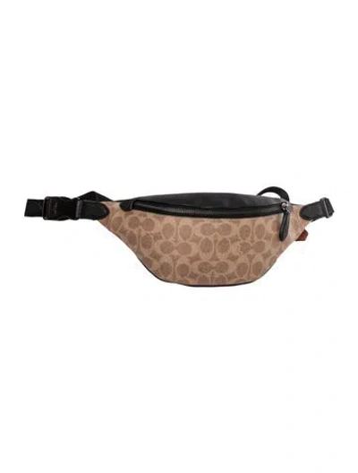 Pre-owned Coach Belt Bag In Black/neutrals