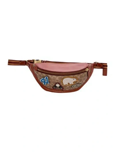 Pre-owned Coach Belt Bag In Brown