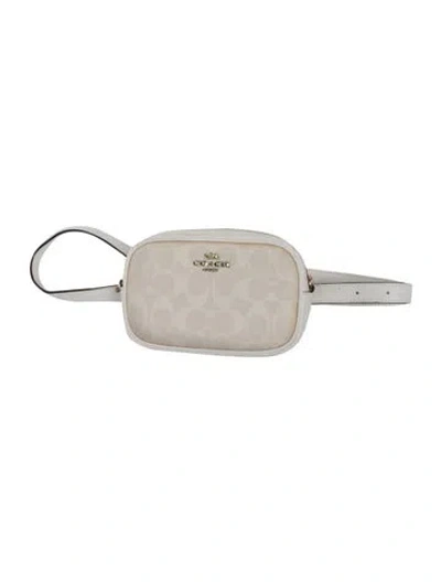Pre-owned Coach Belt Bag In Neutrals