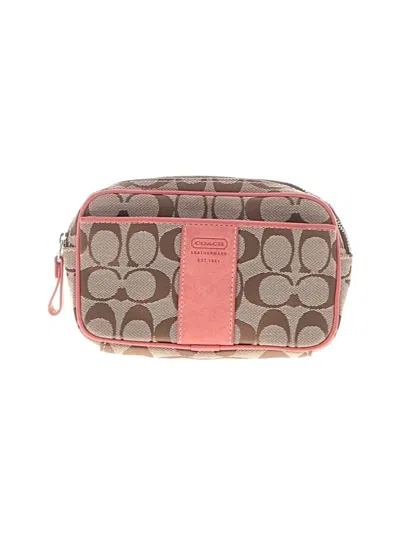 Pre-owned Coach Belt Bag In Pink