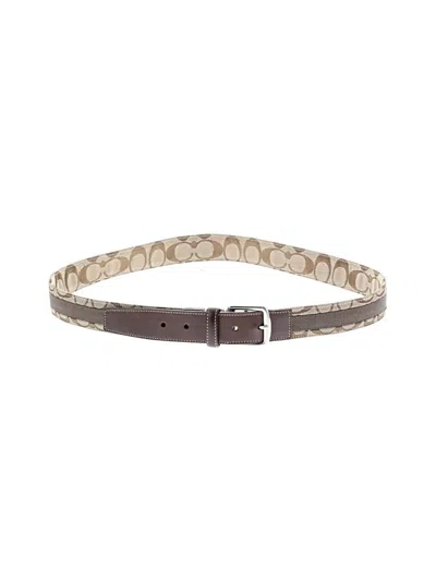 Pre-owned Coach Belt In Brown
