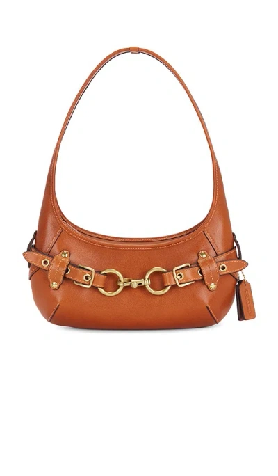 Coach Belted Ergo Shoulder Bag 26 In Amber Brown