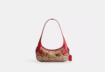 Coach Belted Ergo Shoulder Bag 26 In Red | Other In Multi