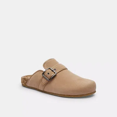 Coach Benjamin Clog In Beige