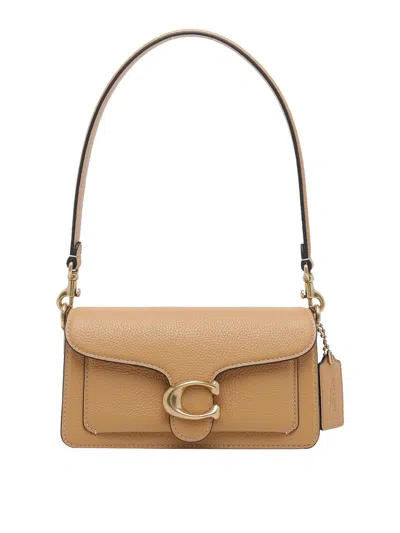 Coach Biscuit Tabby Shoulder Bag In Purple