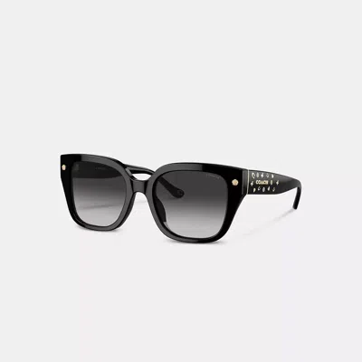 COACH CHARMS OVERSIZED SQUARE SUNGLASSES
