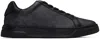 Coach Black & Gray High Line Sneakers In Graphite/black
